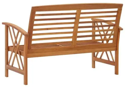 Bancă de grădină, 119 cm, lemn masiv de acacia - 4/5
