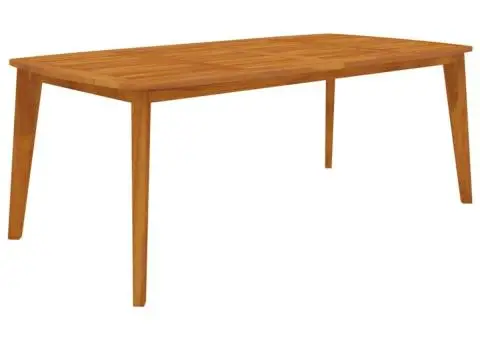 Masă de grădină, 200x100x75 cm, lemn masiv de acacia - 2/5