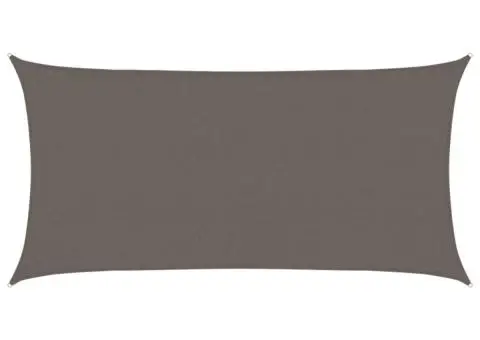 Pânză parasolar, antracit, 2,5x5 m, HDPE, 160 g/m² - 2/5