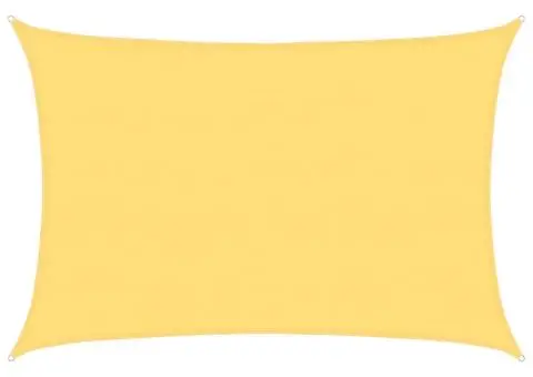 Pânză parasolar, bej, 5 x 6 m, HDPE, 160 g/m² - 2/5