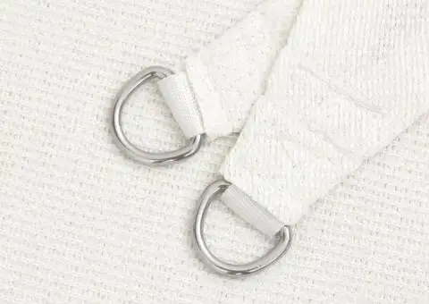 Pânză parasolar, alb, 5 x 7 m, HDPE, 160 g/m² - 5/5