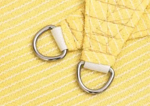 Pânză parasolar, bej, 5x5x6 m, HDPE, 160 g/m² - 5/5