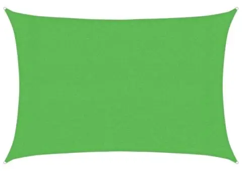 Pânză parasolar, verde deschis, 3x4,5, HDPE, 160 g/m² - 2/5