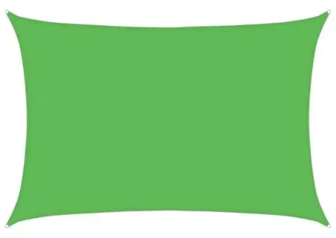 Pânză parasolar, verde deschis, 5x7 m, 160 g/m², HDPE - 2/5