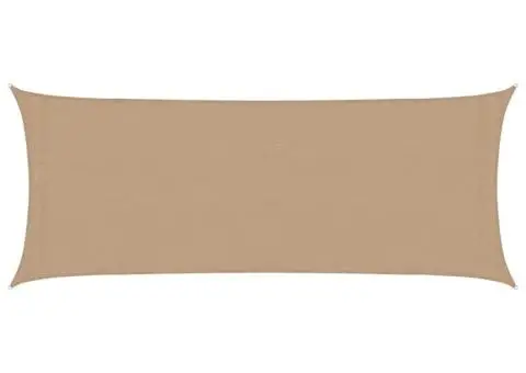 Pânză parasolar, taupe, 2x5 m, HDPE, 160 g/m² - 2/5