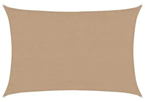 Pânză parasolar, gri taupe, 3,5x4,5 m, HDPE, 160 g/m² - 2/5
