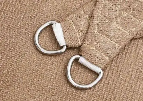 Pânză parasolar, gri taupe, 3,5x4,5 m, HDPE, 160 g/m² - 5/5