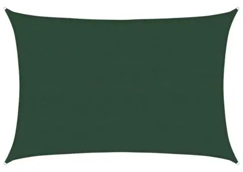 Pânză parasolar, verde închis, 5x7 m, 160 g/m², HDPE - 2/5