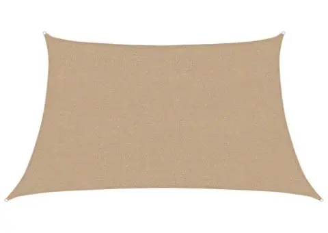 Pânză parasolar, gri taupe, 3/4x2 m, HDPE, 160 g/m² - 2/5