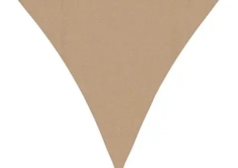 Pânză parasolar, gri taupe, 4,5x4,5x4,5 m, HDPE, 160 g/m² - 2/5