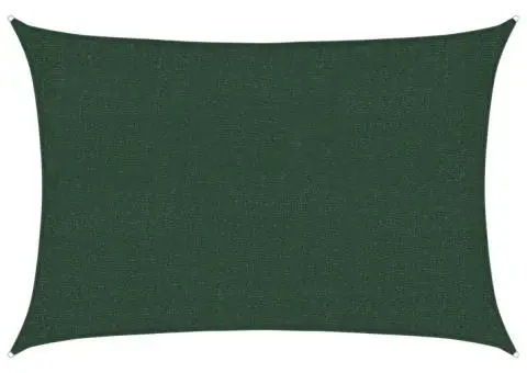 Pânză parasolar, verde închis , 2x2,5 m , HDPE,160 g/m² - 2/5