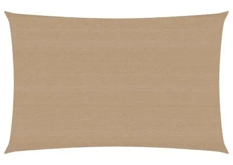 Parasolar, gri taupe, 3x5 m, HDPE, 160 g/m² - 2/5