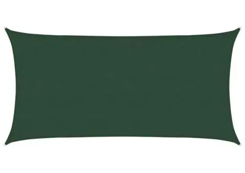 Pânză parasolar, verde închis, 4x7 m, HDPE, 160 g/m² - 2/5