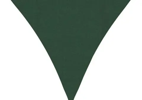 Pânză parasolar, verde închis, 4x4x4 m, HDPE, 160 g/m² - 2/5