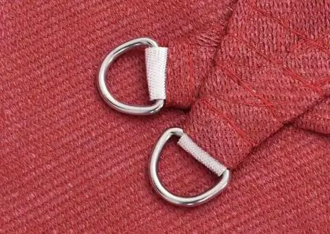 Pânză parasolar, roșu, 4x7 m, HDPE, 160 g/m² - 5/5