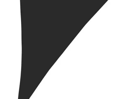 Pânză parasolar, negru, 4x5x6,8 m, HDPE, 160 g/m² - 2/5