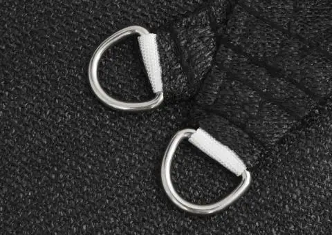 Pânză parasolar, negru, 4x5x6,8 m, HDPE, 160 g/m² - 5/5