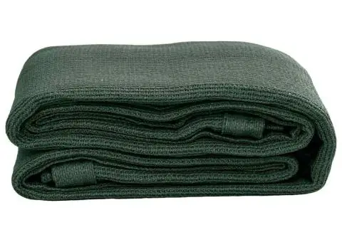 Covor pentru cort, verde închis, 250x550 cm, HDPE - 3/5