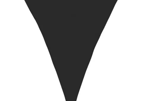 Pânză parasolar, negru, 4x5x5 m, HDPE, 160 g/m² - 2/5