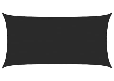 Parasolar, negru, 4x7 m, HDPE, 160 g/m² - 2/5