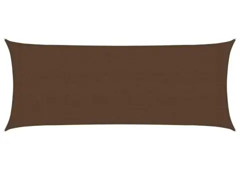 Pânză parasolar, maro, 2x4,5 m, HDPE, 160 g/m² - 2/5