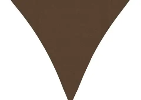 Pânză parasolar, maro, 4,5x4,5x4,5 m, HDPE, 160 g/m² - 2/5