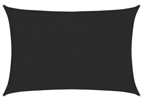 Pânză parasolar, negru, 2,5x3,5 m, HDPE, 160 g/m² - 2/5