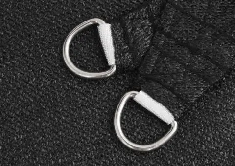 Pânză parasolar, negru, 2,5x3,5 m, HDPE, 160 g/m² - 5/5