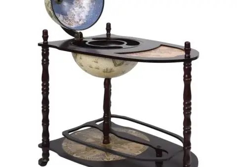 Bar tip glob pământesc suport sticle vin, verde, eucalipt - 1/5