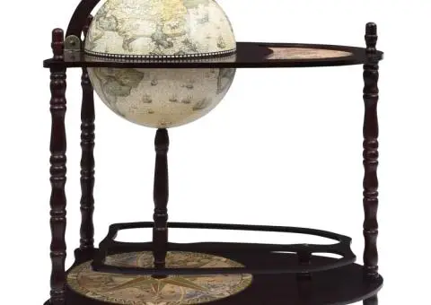 Bar tip glob pământesc suport sticle vin, verde, eucalipt - 3/5