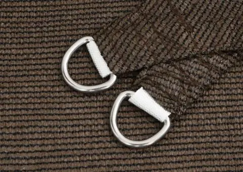 Pânză parasolar, maro, 7x7 m, 160 g/m², HDPE - 5/5