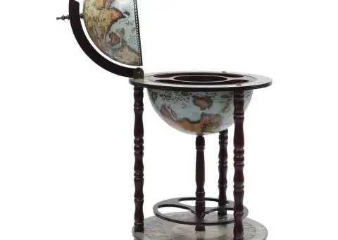 Bar tip glob pământesc suport sticle de vin, albastru, eucalipt - 4/5