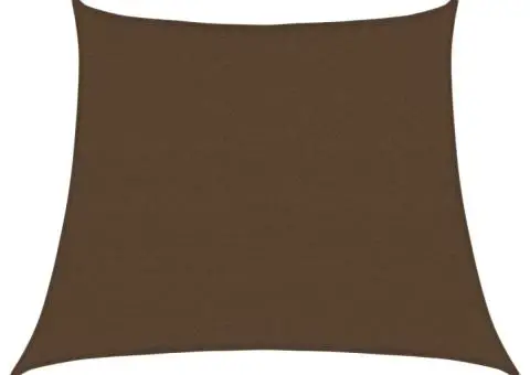 Pânză parasolar, maro, 3/4x3 m, HDPE, 160 g/m² - 2/5