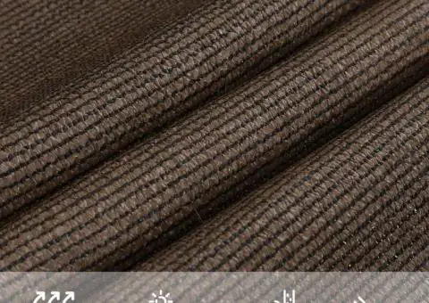 Pânză parasolar, maro, 3/4x3 m, HDPE, 160 g/m² - 5/5