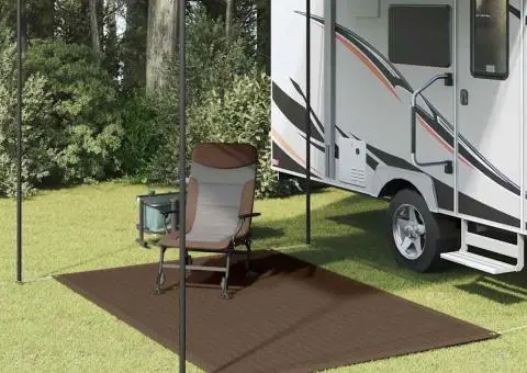 Covor pentru cort, maro, 250x200 cm - 1/5