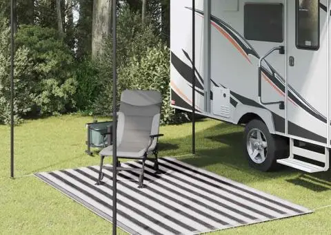 Covor pentru cort, antracit și alb, 250x300 cm - 1/5