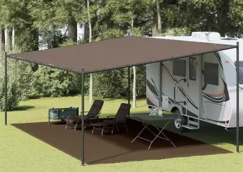 Covor pentru cort, maro, 400x700 cm - 1/5