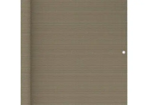 Paravan de balcon, gri taupe, 120x500 cm, HDPE - 1/5