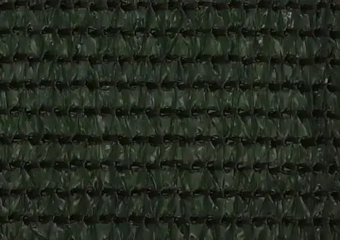 Paravan de balcon, verde închis, 75x500 cm, HDPE - 2/5