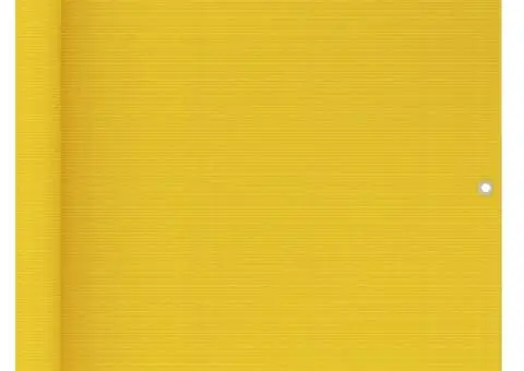 Paravan de balcon, galben, 90x500 cm, HDPE - 1/5