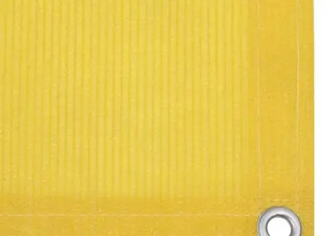 Paravan de balcon, galben, 90x500 cm, HDPE - 2/5