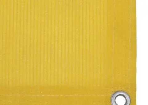 Paravan pentru balcon, galben, 75 x 400 cm, HDPE - 2/5