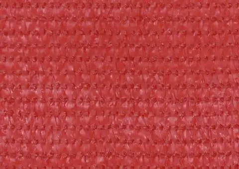 Paravan de balcon, roșu, 75 x 500 cm, HDPE - 2/5