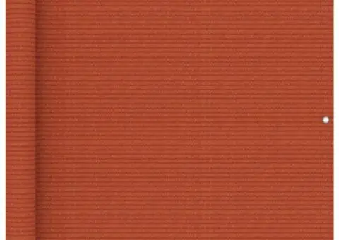 Paravan de balcon,portocaliu, 75x600 cm, HDPE - 1/5