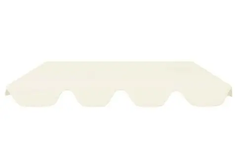 Copertină de rezervă leagăn grădină, crem, 188/168x145/110cm - 3/5