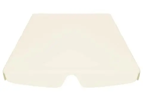 Copertină de rezervă leagăn grădină, crem, 188/168x145/110cm - 4/5