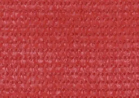 Paravan de balcon, roșu, 75x300 cm, HDPE - 4/5