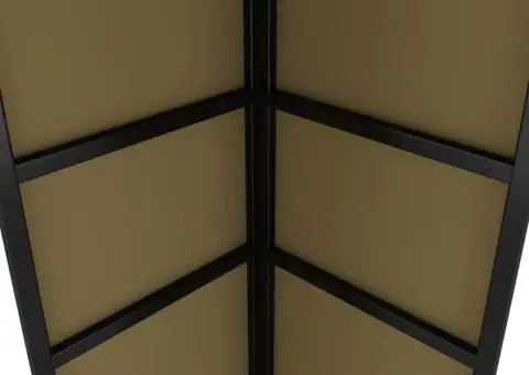 Pavilion cu acoperiș dublu, gri taupe, 3 x 6 m, 180 g/m² - 5/5