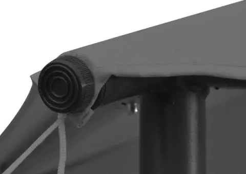 Pavilion, antracit, 4x4x3 m, 180 g/m² - 5/5