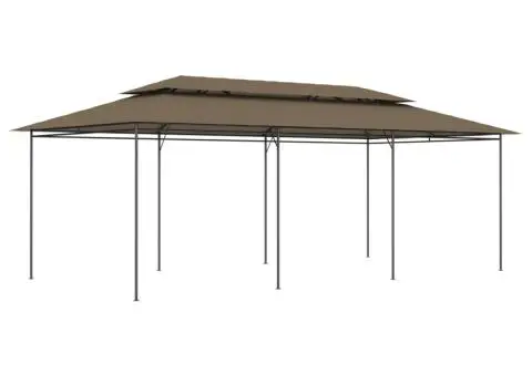 Pavilion, gri taupe, 600 x 298 x 270 cm, 180 g/m² - 1/5